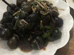 紫苏酸笋炒田螺-南记食粥坊·宵夜大排档(莲花总店)