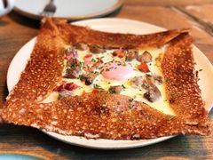 鸡蛋蘑菇熏肉荞麦可丽饼-RAC BAR(安福路店)