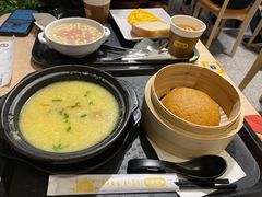 虫草花鸡丝粥拼马拉糕-大家乐(广州宝岗店)