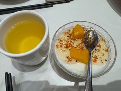 自制杏仁豆腐-天龙宝严素食馆(大兴善寺店)
