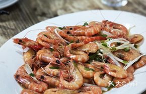 Scallion Oil Shrimp