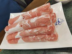 手工大刀肉-楼外楼肥羊木炭火锅居(乐群街店)