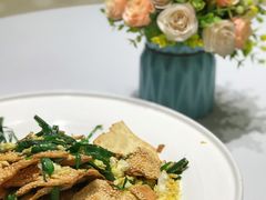 韭菜鸡蛋炒酥皮-热河食府(中山路店)
