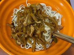 榨菜肉丝干挑面-五村饭店