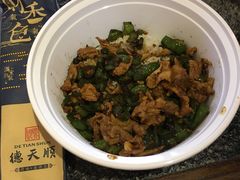 青椒瘦肉条-德天顺盖码饭(人民西路店)