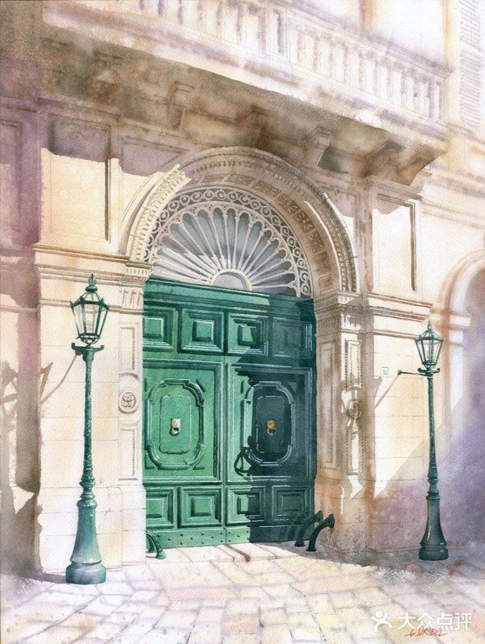 阳光下的透明水彩画🎨