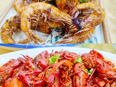 椒盐虾-1910老鲁味海鲜·戳子肉·青岛菜(金沙滩店)