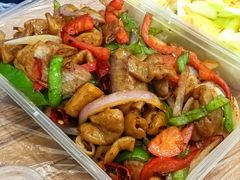 爆炒卤肥肠-蓝精灵饺子店