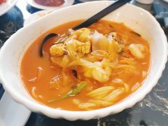 海鲜辣汤面-桃园中华料理炸酱面(燕儿岛路店)