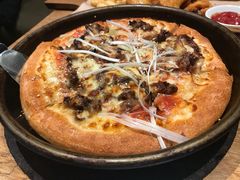 炙烤澳洲牛肉披萨（铁盘普通装）-必胜客(宁波天一水街店)