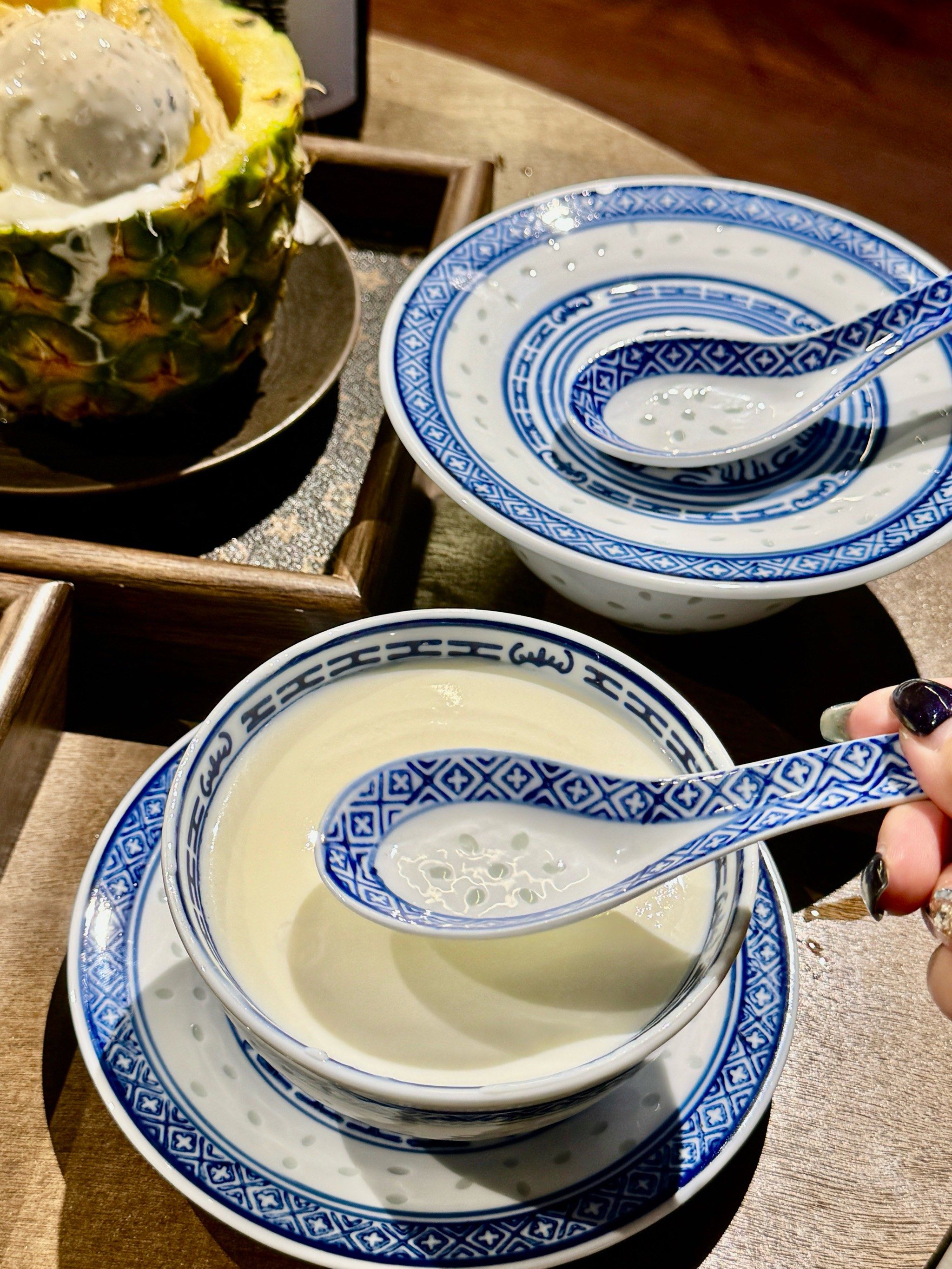 🍶
龙井黑豆浆 第一次尝试茶和豆浆结合 很新奇
姜撞奶 0