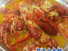 蒜泥小龙虾-淮城老友海鲜大咖龙虾烤吧(淮安店)