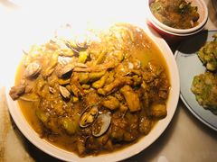 茄子炖蚬子-日丰园海肠水饺·老字号大连海鲜(和平广场店)