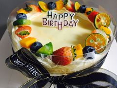 榴莲千层生日蛋糕-艾加柒克蛋糕茶歇甜品台(春熙路店)