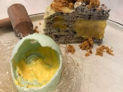 咸蛋黄肉松千层切块-随心小姐