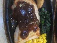 黑胡椒酱浇烤鸡排-萨莉亚意式餐厅(龙阳广场店)