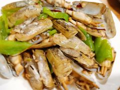 炒蛏子-景祥海鲜美食餐厅