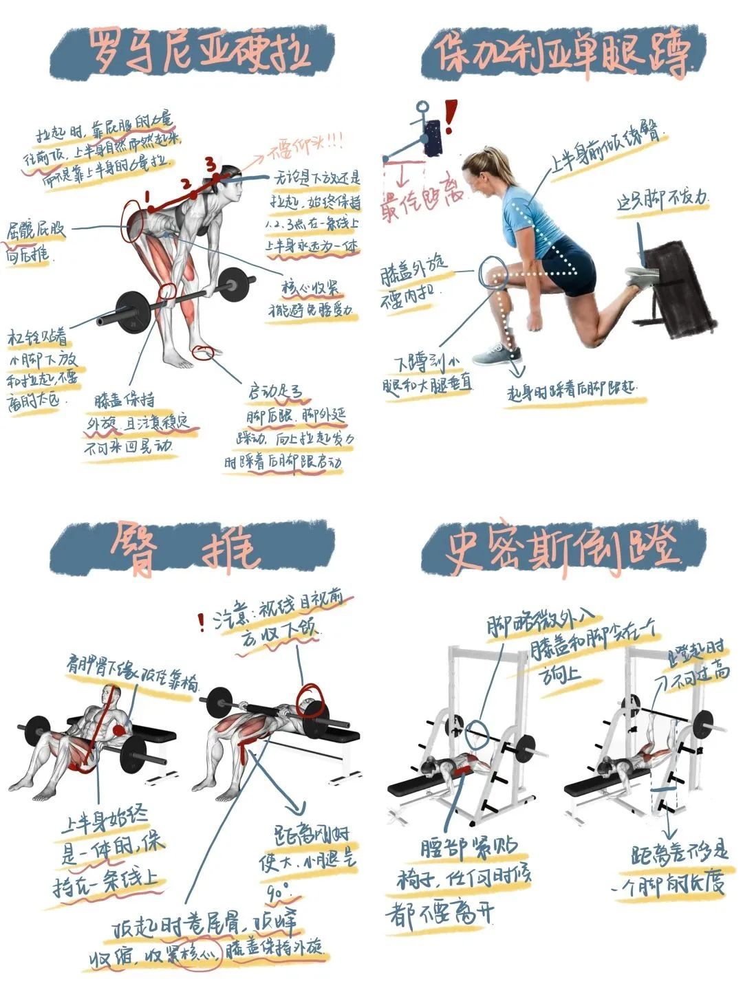 一周三练|翘度维度都满足的臀部训练,练起
