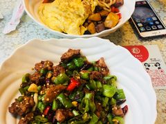 茄子肉丁鸡蛋拌面-文三里屯面馆(三里屯店)