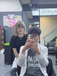 点击看大图 -藤野造型专业烫染接发