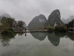 如同水墨画一样的景色-靖西鹅泉风景区
