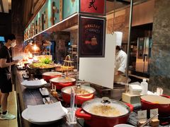 自助取餐区-北京希尔顿逸林酒店-逸轩西餐厅-自助餐厅