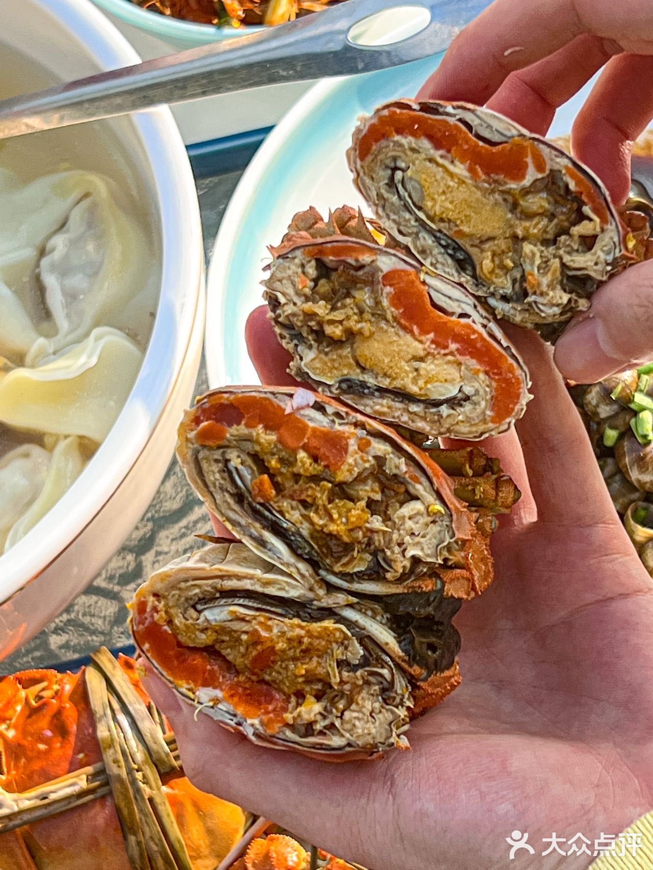 永远可以相信苏州的浪漫🥀稻田边吃大闸蟹