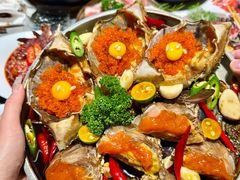 -草家酱蟹炭火烤肉店(珲春南路一店)