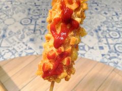 土豆火腿芝士热狗-青春米热狗