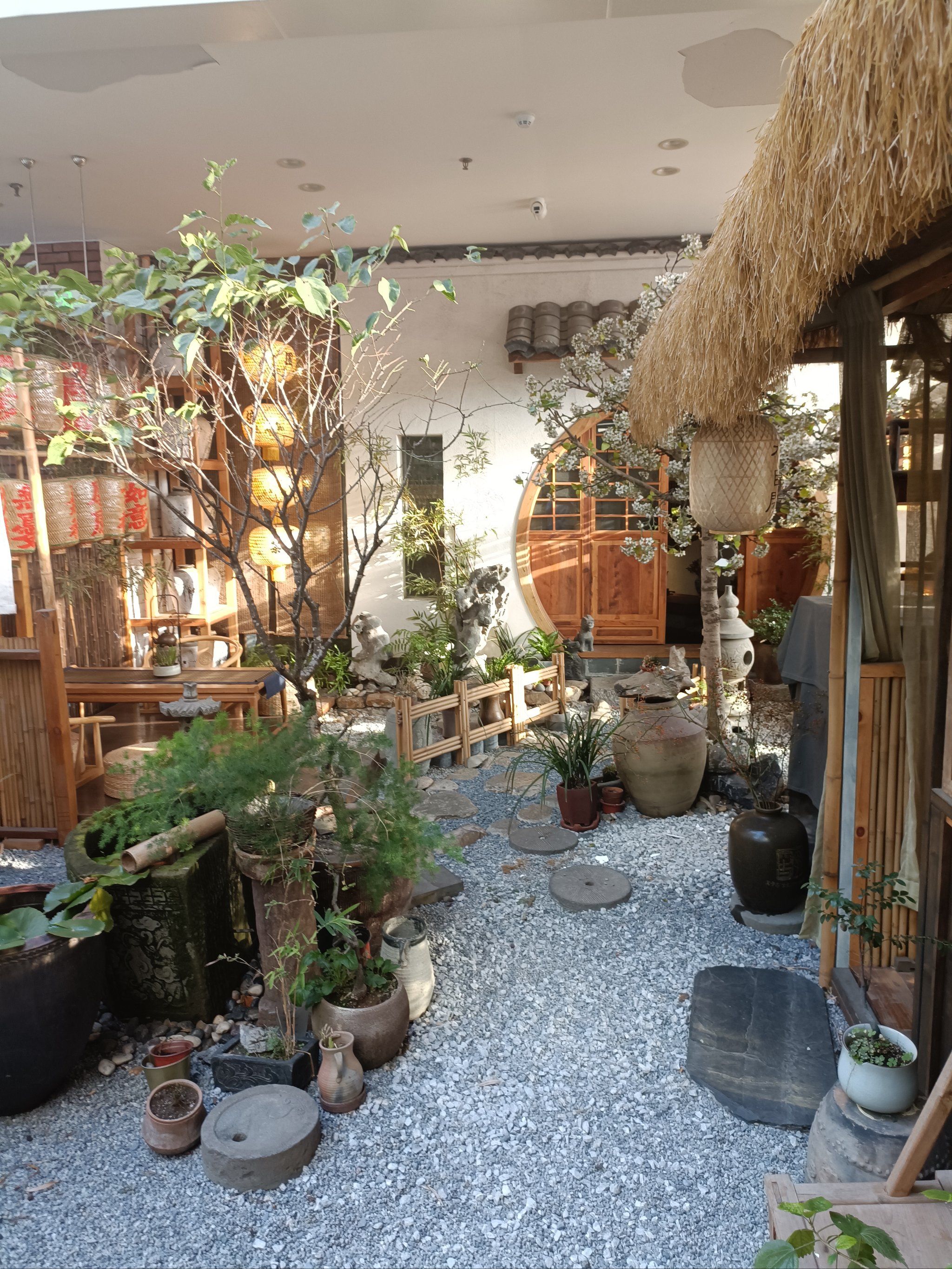 古色古香的茶馆一角