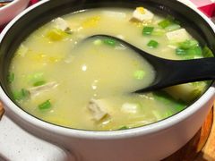 鸡汤小白菜煮榆林豆腐-西贝(上海我格广场店)