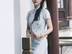 -暮晚尘香汉服旗袍