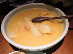 豆汤栗子娃娃菜-绿茶餐厅(乐峰广场店)