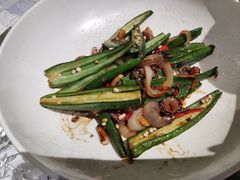 小炒秋葵-小大董·烤鸭(观景餐厅·南京西路店)