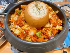 熔岩芝士铁板鸡-쌍화점 霜花店·朝鲜族料理(徐家汇店)