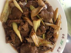 葱爆羊肉-晋阳饭庄(虎坊桥店)