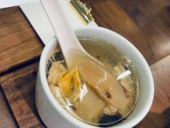 松茸葛仙米炖肉汁-CHIC1699远洋私厨
