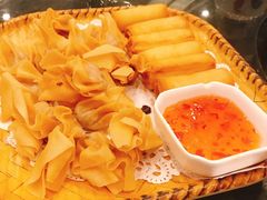 炸牛奶拼炸云吞-阿多私房菜(顺德店)