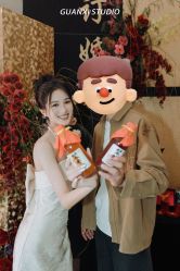 -桃子造型婚纱礼服(凤起广场店)