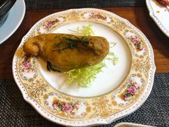 干煎苔条银鳕鱼-马勒别墅·中餐厅