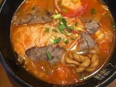 番茄牛肉米线-渝和喵叔米线(南坪万达店)