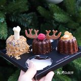 圣诞限定｜圣诞款驯鹿和姜饼人可露丽都太可爱了吧！🎄