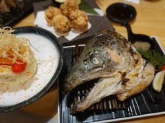烤三文鱼头-鲔屋寿喜烧