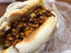 -清真马乐贝腊牛肉蛋黄菜夹馍(马蓉洒金桥店)