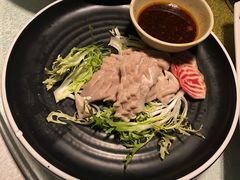 浇汁茼蒿烧肚丝-老东吴食府(雅都店)