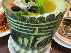 海鲜冬瓜盅-金时代顺风大酒店(兰生大厦店)