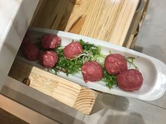 手打生牛筋丸-为什么牛潮汕牛肉火锅(万胜广场店)