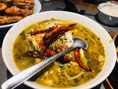 酸菜鱼片-老头儿油爆虾(星光一期店)
