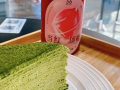抹茶千层-36抹茶·千层与鲜果茶(欢乐海岸店)