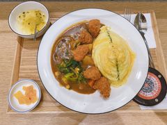 炸鸡块咖喱蛋包饭-池奈·咖喱蛋包饭(熙地港店)